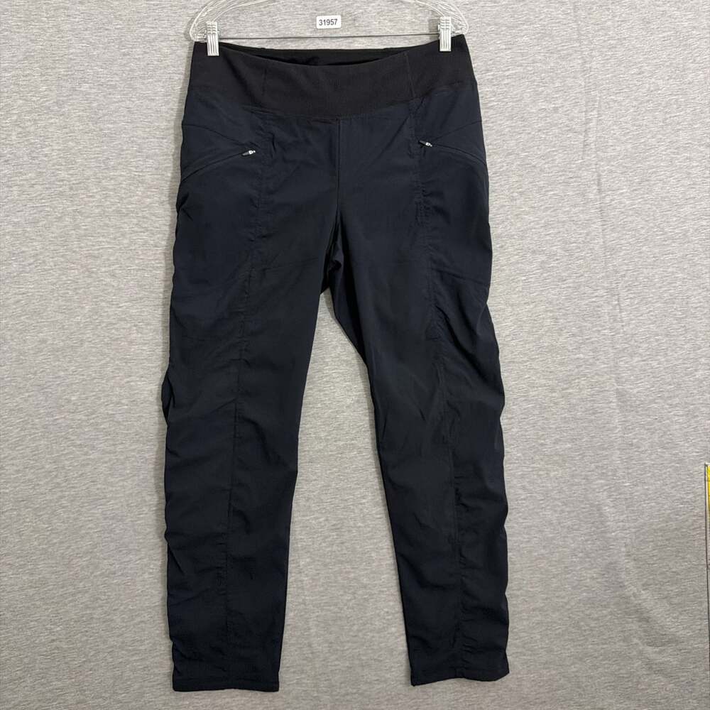 Prana Women's Large Black Koen Zip Pocket Cargo Outerwear Pants